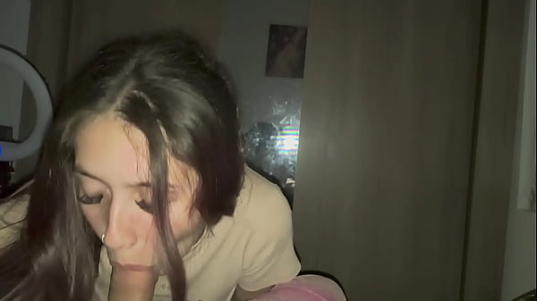 Kaya Nymphet gives intense tattooed wet blowjob