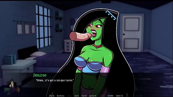 Purity Sin blowjob scene with milf in a Nickalodean parody cartoon style
