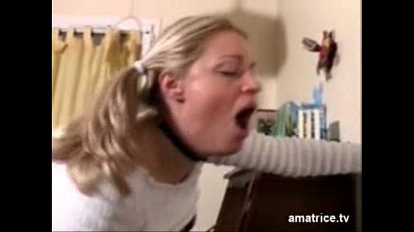 Blonde in pigtails gets analfucked in nylon stockings by amatricetv amateur girl