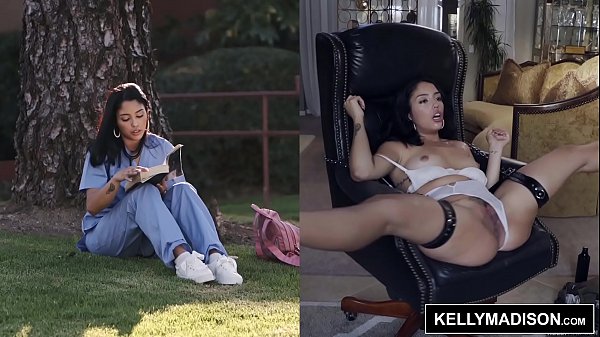 Vanessa Sky gets her ass pounded by Ryan Madison while Kelly Madison watches