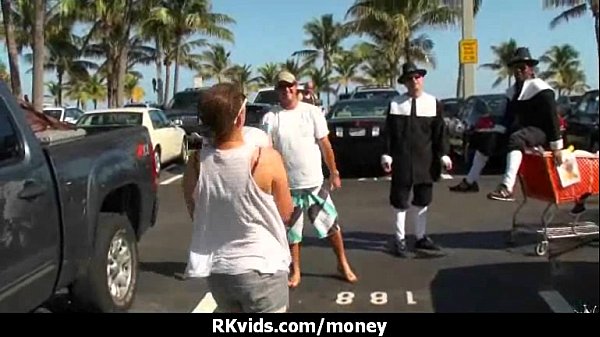 Medapascal's desperate teen pays rent with naked public sex