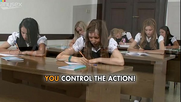 Professor fucks petite college girls in class