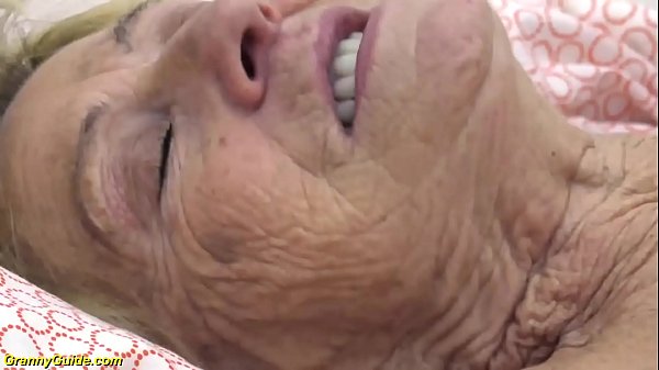 90 year old granny gets facial from young toyboy