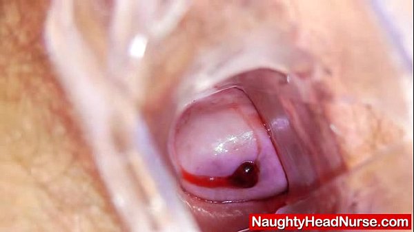 Hairy mature mom Lada masturbates with dildo in nurse uniform