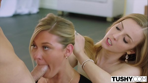 Karla Kush and Tushy Boss Lady in Blonde Anal Threesome