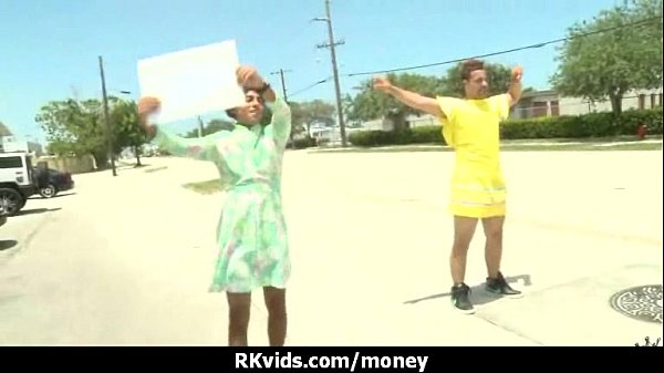 Teen girl fucks for cash with Medapascal