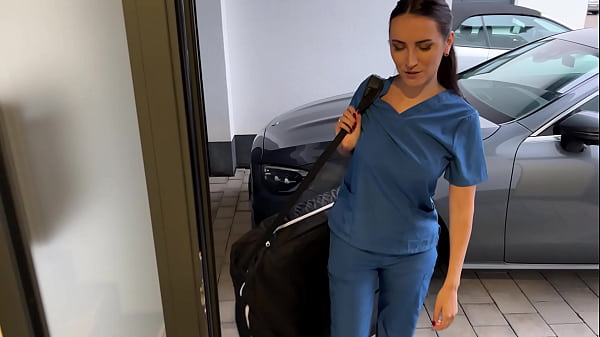 Eva Keks Christmas Massage Turns Naughty with Big Butt Blowjob