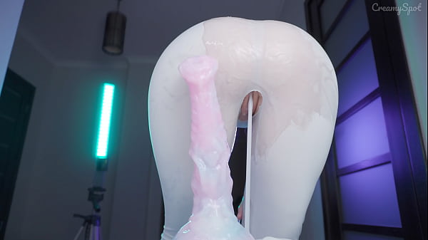 Creamyspot ruins orgasm with dildo and anal hook