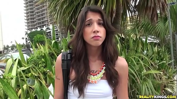 blonde teen gets manhandled then licked by brunette lesbian