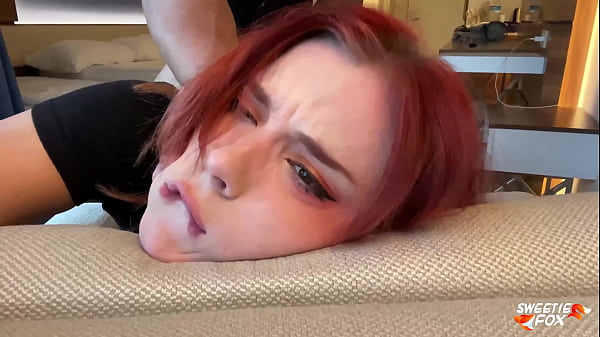 Redhead Sweetie Fox sucks stranger Black Bull