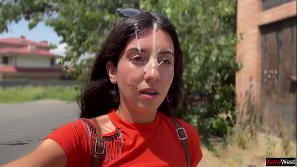 Katty West and Dis Diger's Public Blowjob in the Bushes with a Stranger