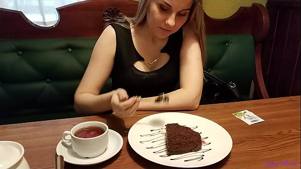 Letty Black Russian Amateur Gets Remote Vibrated in Public