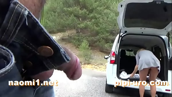 Naomi1 gets caught dogging in public parking by Nico