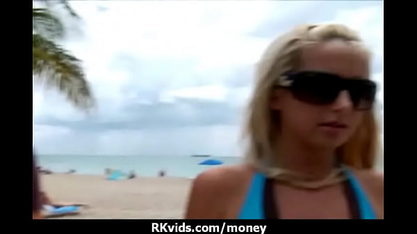 Teen girl pays rent with sexy sex money