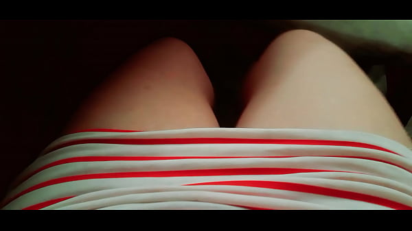 Blonde stepmom masturbates waiting for stepson