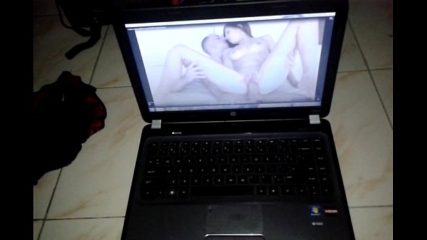 Shanleone Indian guy jerks off watching porn
