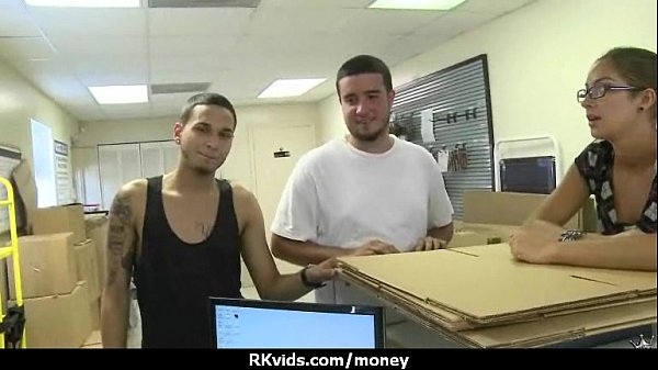 Teen girl fucks for rent money with Medapascal