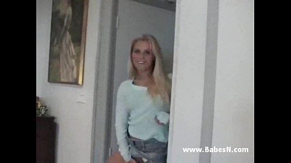 Blonde teen gets fucked hard