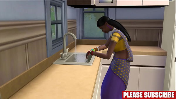 Indian step son fucks mom in mask