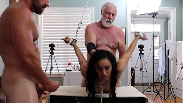Gia Vendetti Petite Black Girl Bondage Threesome BDSM Oral Sex Doggystyle creampie with AzureSkyFilms