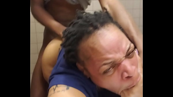Hisqueen16 black bbc bathroom quickie sex video