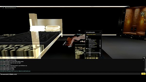Khes and Cashmoney60Z in 3d imvu cartoon game