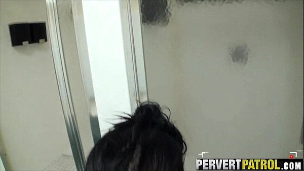 Krystincums teen fucked in public shower