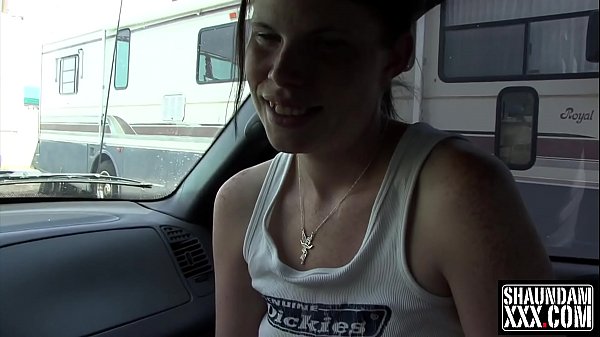 Holly Lane gets caught and sucks my huge black dick in a truck