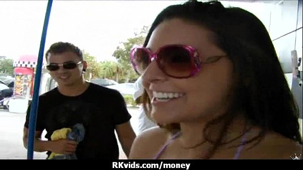 Medapascal desperate teen pays rent with naked public sex