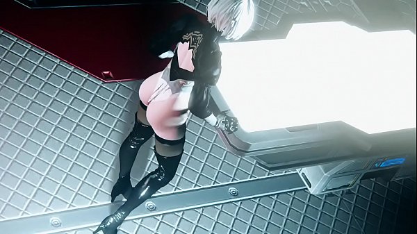2b anal hentai with 3d nier automata fow animation
