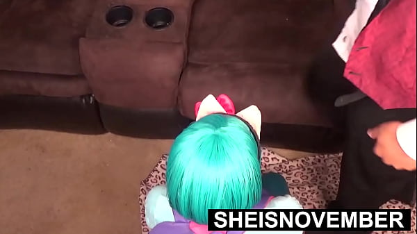 Black stepdaughter Sheisnovember sucks stepdad to keep secret