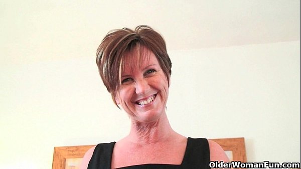 Busty step grandma Joy seduces young lover