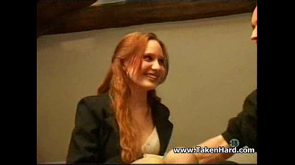 French redhead girl sucks dick for money