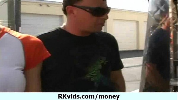 Teen girl pays bills with her sexy body