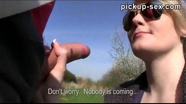 Blonde Czech amateur Meggie gets paid for hardcore blowjob