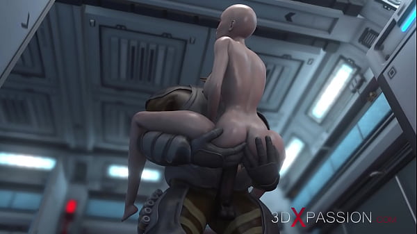 My3dxpassion 3d monster fucks captive girl in space