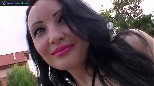 Lorain Duval outdoor masturbation solo orgasm big tits