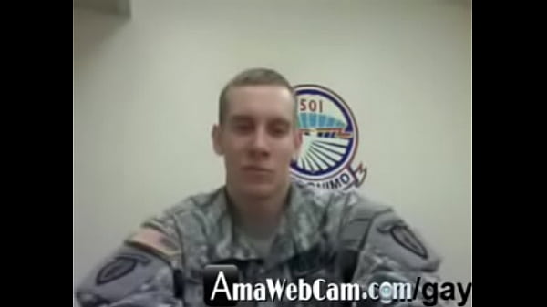 Soldier strips on webcam for Preston McTaggart