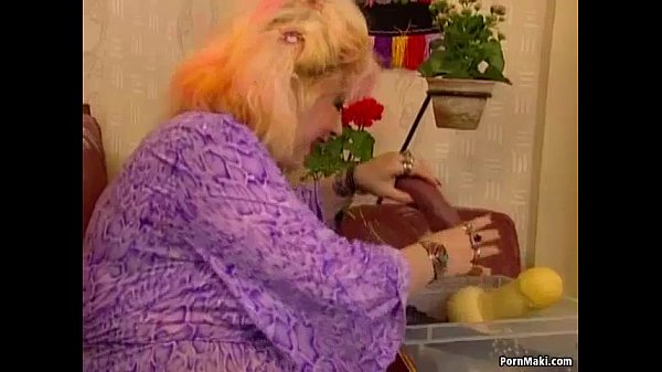 Chubby granny Zsanna enjoys fisting and young sex