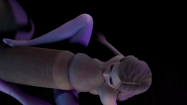 Wraith931 tries to deepthroat a huge cock while grinding on it