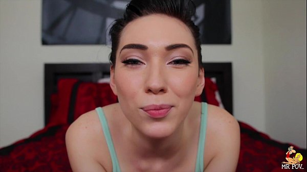 Aria Alexander POV Blowjob with Teen Step Sister