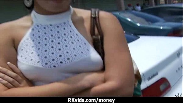 Sexy young woman gets paid for sex with 19-year-old