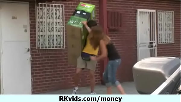 Medapascal desperate teen girl gets naked in public and pays rent with sex