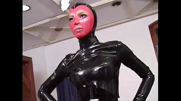 Dp gets dominated by mistress in femaledomination rubber bondage scene