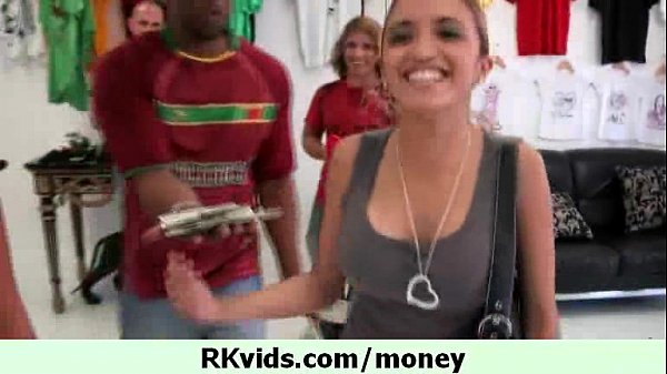 Teen girl gets paid for sex in exchange for cash