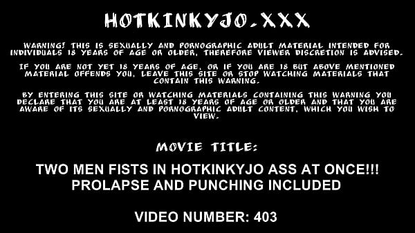 Hotkinkyjo anal prolapse double fisting with huge anus and Alexthorn
