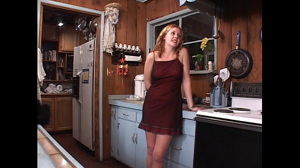 Stepmom strips down to panties and gets fucked by her stepson