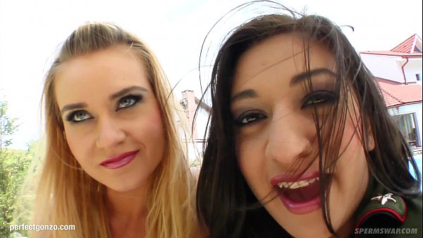 Selena Perfect Gonzo threesome sperm swap hardcore threesome video