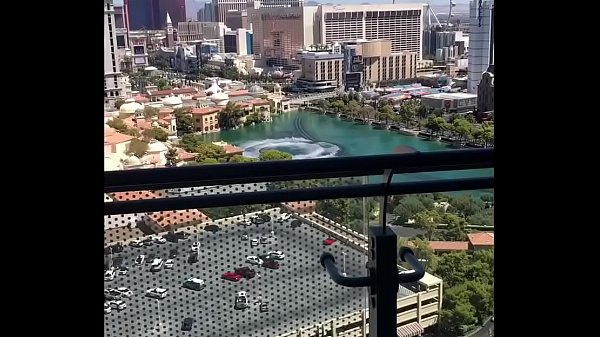King Of The 626 fucks Naughtyjazm1n3 at Cosmo hotel balcony